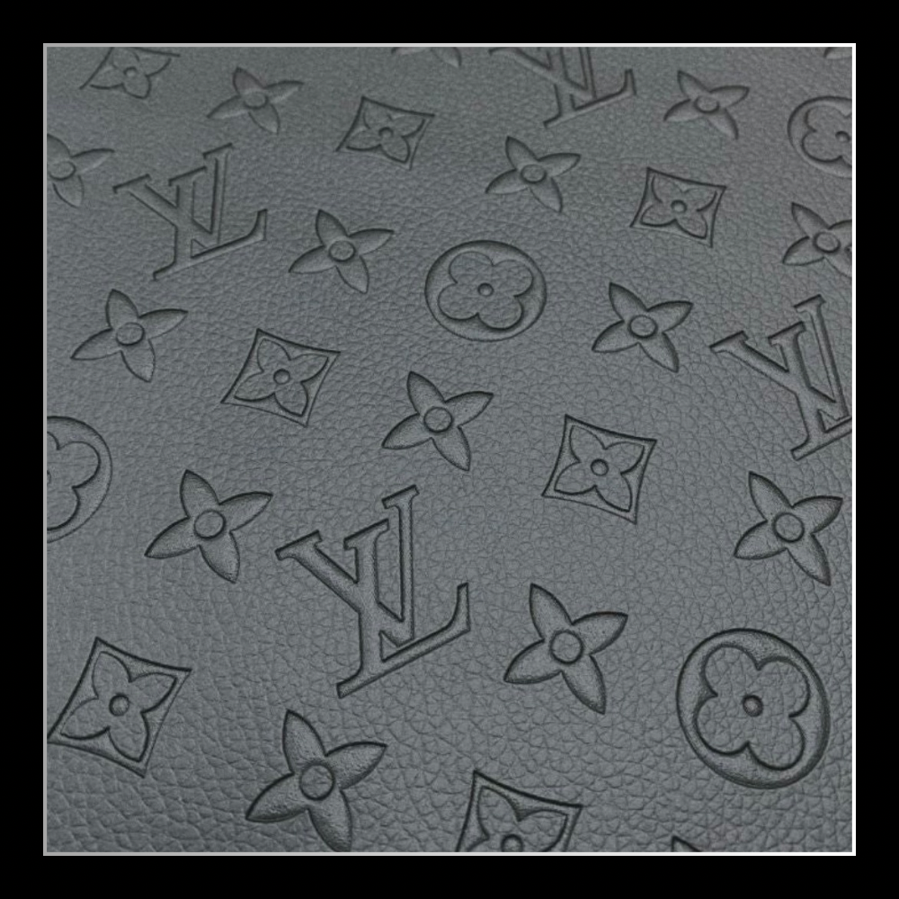 Premium Quality Leather Design Pattern Black LV image 0