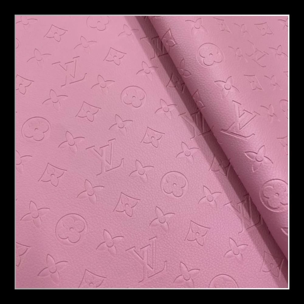 Premium Quality Leather Design Pattern Pink image 0