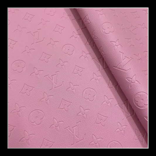Premium Quality Leather Design Pattern Pink image 0